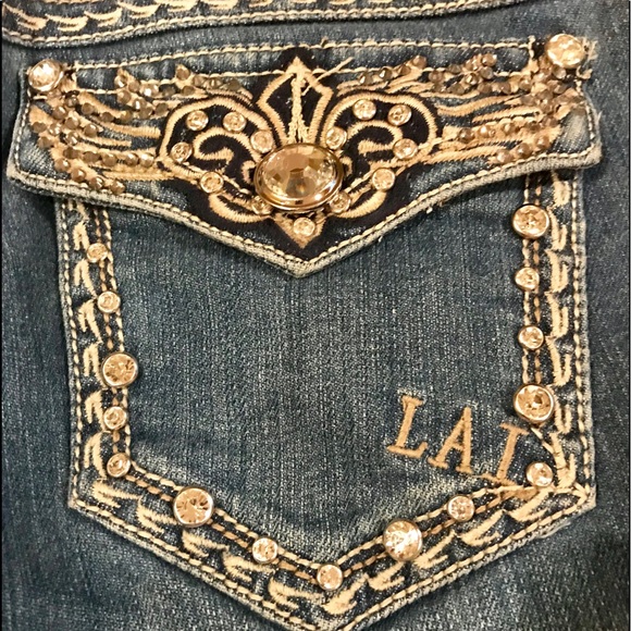 Bling 💍 bling bling L. A. Idol USA jeans 👖 - Picture 4 of 8